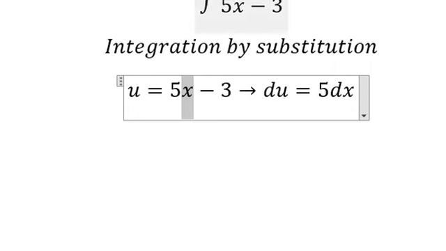 Calculus Help: Integral ∫ dx/(5x-3) - Integration by substitution - Techniques - SOLVED!!! смотреть онлайн