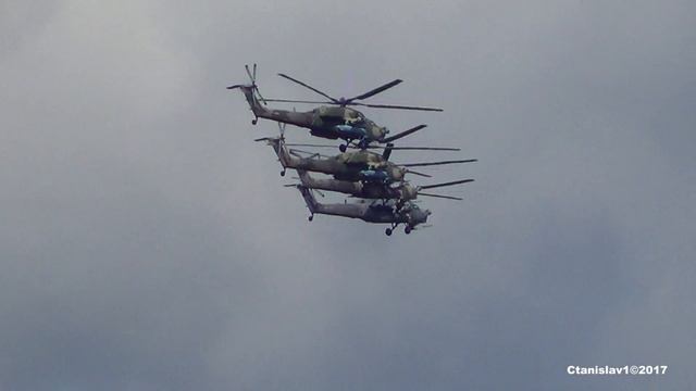 МИ-35 КА-52 МИ-8 МИ-28 Вертолеты на Армии-2017