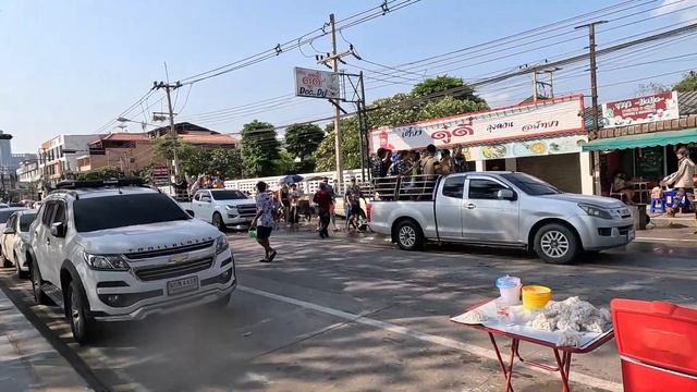 Тайский Новый Год Сонгкран в Паттайе (район Джомтьен)