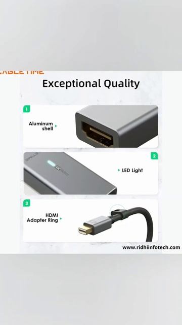 CableTime mini DP to 4K@60Hz HDMI Converter смотреть онлайн
