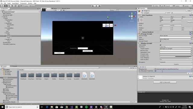 MGF Photon 33 - Unity UI and code for Character Create смотреть онлайн