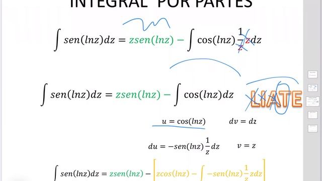 Integral de sen(lnz)dz смотреть онлайн
