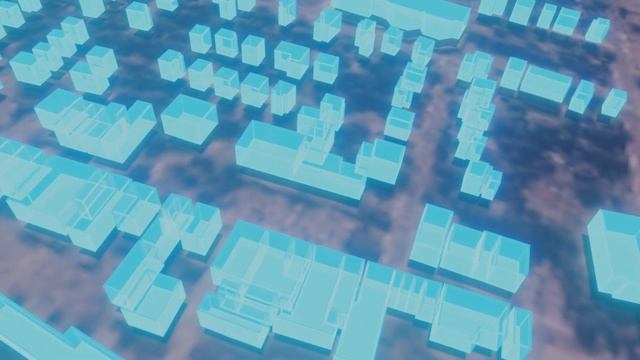 WolfVegas - Neon/Retro GIS Blender Pluggin Test / Toying.