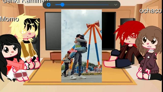 Mha React To Hawksdeku Next Is Denki X Deku