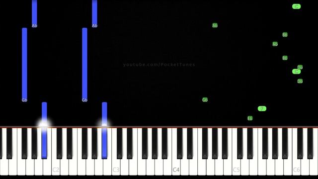 Geometry Dash (Practice Mode) 👉 Piano Tutorial смотреть онлайн