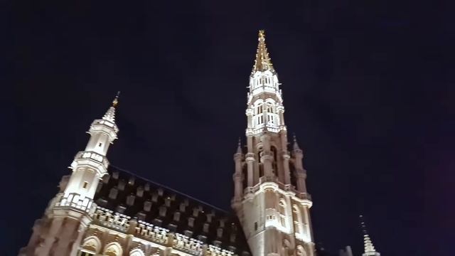 🇧🇪 Рождественское освещение Гран-Плас в Брюсселе. #Grandplace #GroteMarkt смотреть онлайн