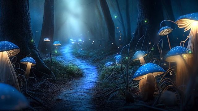 Mushrooms, Magic Forest ⦁ Free Footage For Video Editing | Футажи-Мутажи