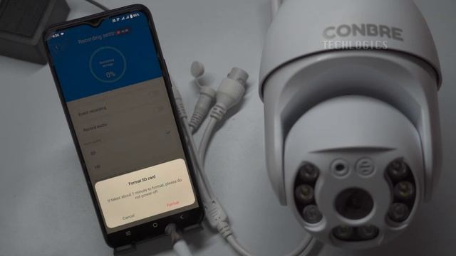 V380 IP66 outdoor wifi Camera Memory Card Setup Tutorial,SD Card Installation and recording setting смотреть онлайн