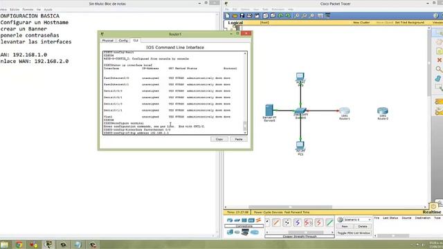 configuracion basica de router CISCO смотреть онлайн