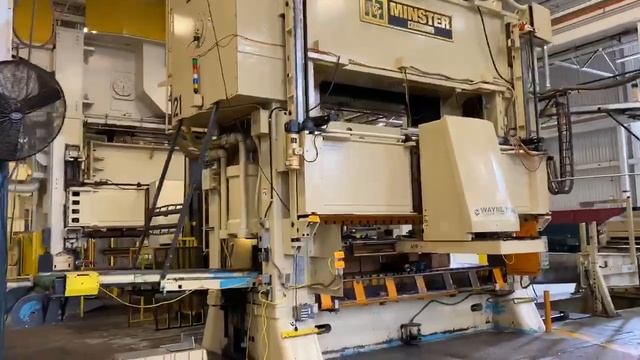 600 ton Minster E2-600-144-60 Hevi-stamper Press S&G Press Stock# 2620 смотреть онлайн