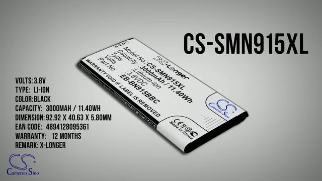 Cameron Sino replacement battery for Samsung Note Edge смотреть онлайн