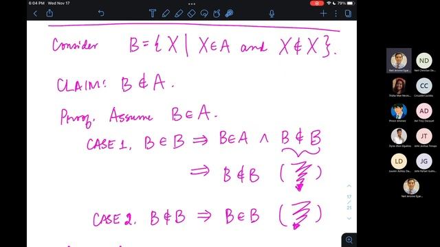 MATH 101 H Meeting 16 Zermelo Frankel Skolem ZF Axioms for Set Theory (20211117) смотреть онлайн