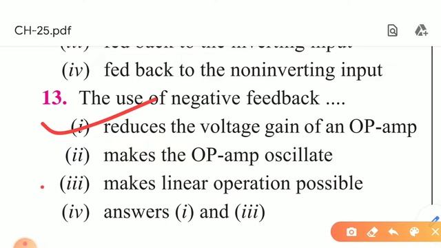 OPERATIONAL AMPLIFIERS||MCQ DISCUSSION||V.K MEHTA||CHAPTER-25 смотреть онлайн