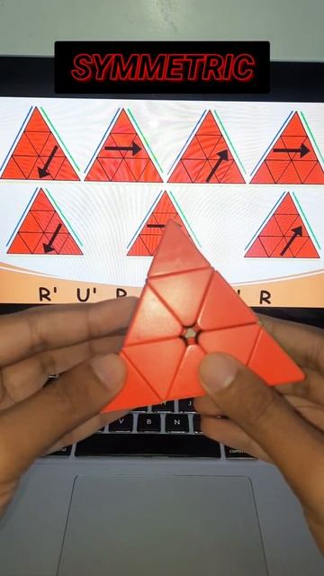 Pyraminix Symmetric | #cube #rubikscube #games #solution #pyramid #speed #learning #howto #3x3 #fun