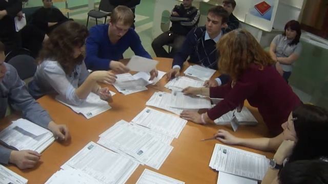 Разбор бюллетеней по голосам за кандидатов. смотреть онлайн