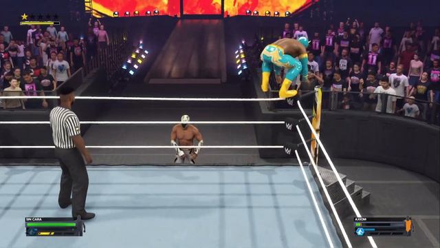 WWE 2k24 Sin Cara vs Axiom смотреть онлайн