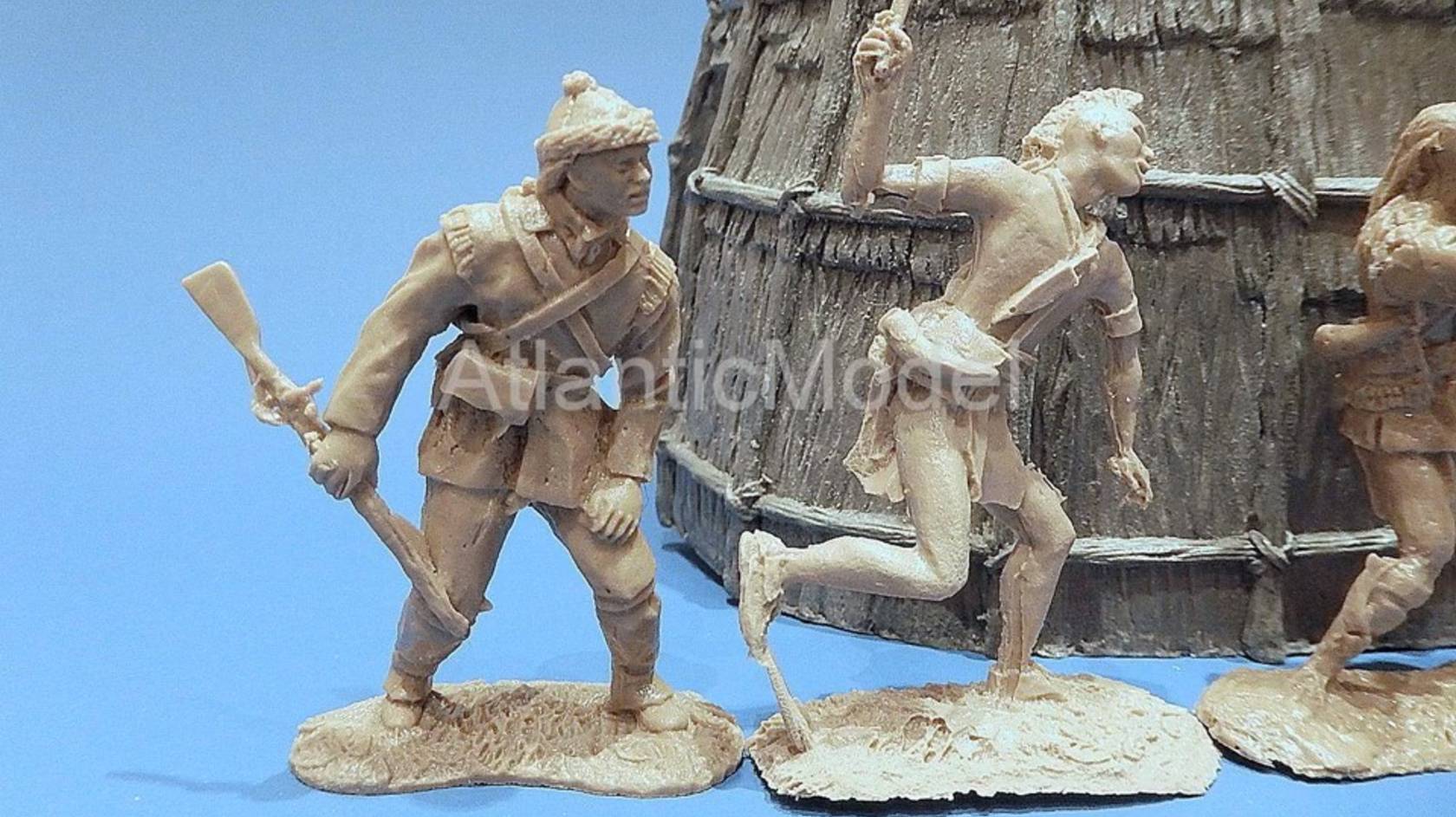 солдатики Barzso индейцы Гуроны и канадский разведчик смотреть онлайн