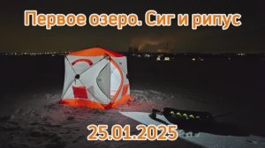 Зимняя рыбалка в Челябинской области Ловля рипуса 25.01.2025 Первое озеро