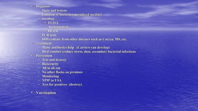Lecture: Poultry Health and Diseases смотреть онлайн
