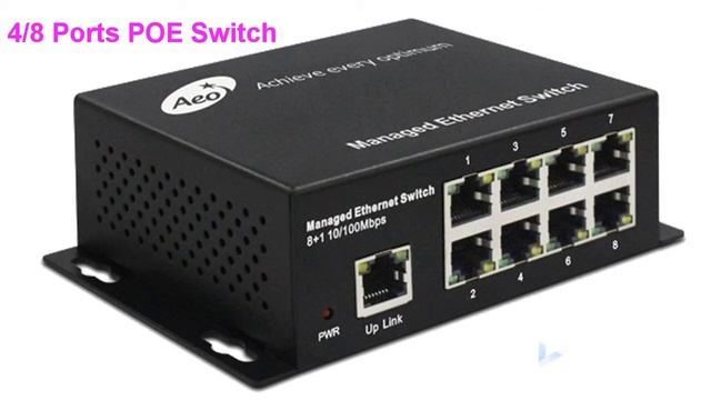 4/8 Ports POE Switch смотреть онлайн