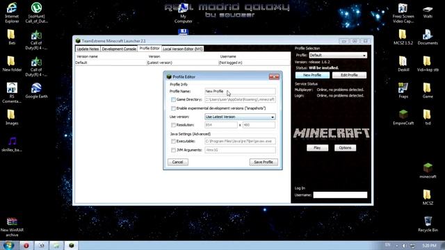 Minecraft 1.6.2 kliens letöltés és telepítés