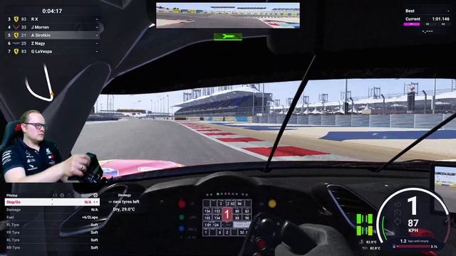 LMU Бахрейн быстрый круг. Ferrari GTE. Топ 10 в мировом лидерборде.