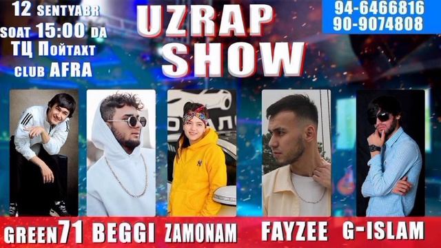 UZBOOM FT M1NOR ATVT  GREEN71 KONSERT