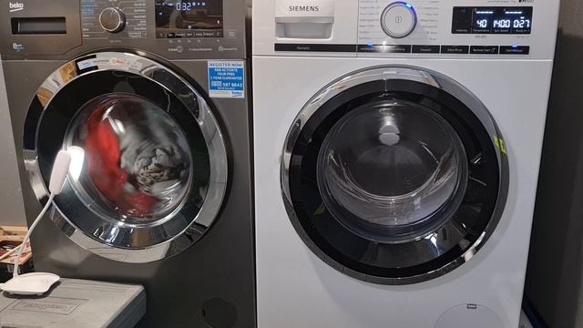 Siemens iQ500 vs Beko WDER - Cottons 40 Speed/Fast смотреть онлайн