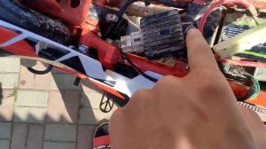 Оторвалось реле напряжения kayo tt140 (реле регулятор)