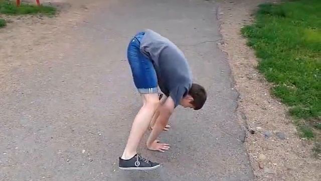 Мой кривой спичаг (угол вне)