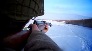 СВТ-40 в полевых условиях зимой