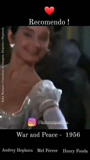 Guerra e Paz (War and Peace, 1956), com Audrey Hepburn, Mel Ferrer e Henry Fonda ❤👑 смотреть онлайн