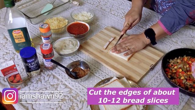 EASY BREAD LASAGNA RECIPE | VEGETABLE LASAGNA USING BREAD | MICROWAVE RECIPE | SGF VLOGS смотреть онлайн