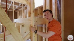 Лестница в каркасном доме - как сделать | 16я серия #75.16