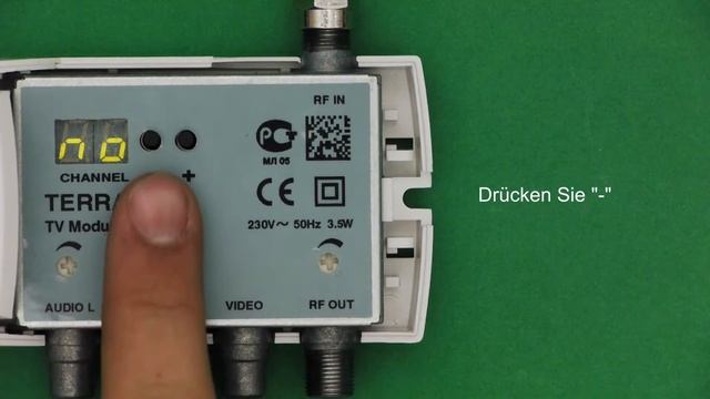 Wie soll ein Modulator MT47 der Firma TERRA konfiguriert werden? смотреть онлайн