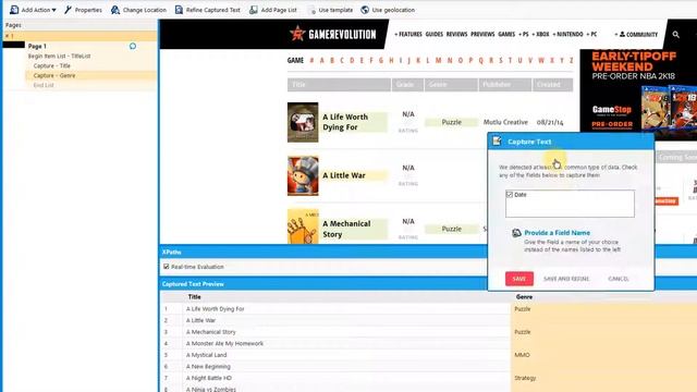 Capture List and Capture Table смотреть онлайн