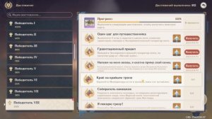 Genshin impact все достижения из победитель 8
