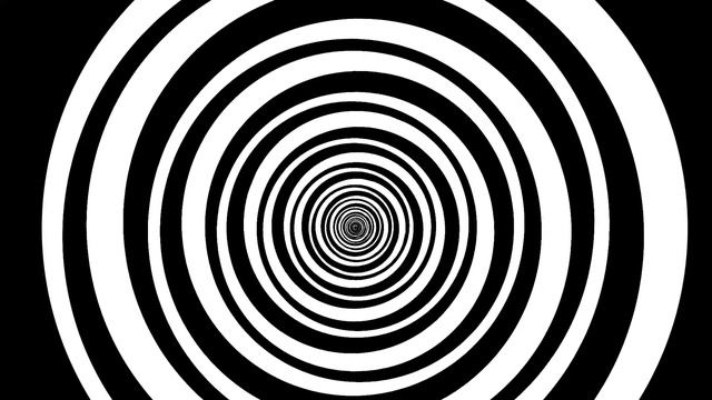 ⚫⚪ Hypnosis Black and White Pinwheel Spiral Video Eye Illusion - 1 Hour смотреть онлайн