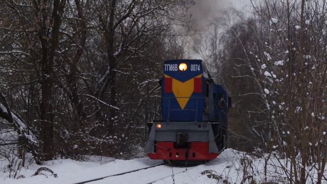 ТГМ6А-2456 и ТГМ6В-0074 / TGM6A-2456 and TGM6V-0074 diesel locomotives смотреть онлайн