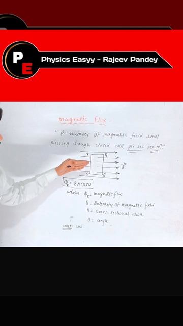 magnetic flux definition, unit by Rajeev Pandey смотреть онлайн