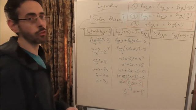 Logarithms - Lesson 2: Solving Equations Involving Logarithms