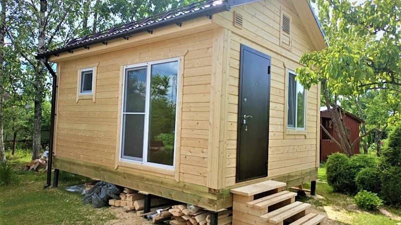 Русские плотники Строим с душой Топор да тесло - наше ремесло! Одноэтажная уютная баня в Рузе смотреть онлайн