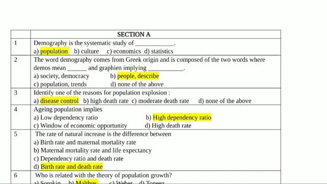 Sample Paper | Class -12th | Sociology | Term -1 смотреть онлайн