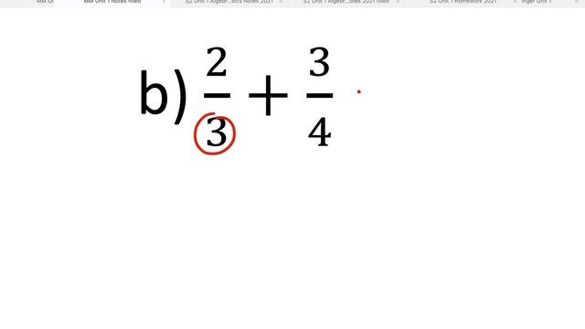MM 1.2 Fractions: Addition and Subtraction смотреть онлайн