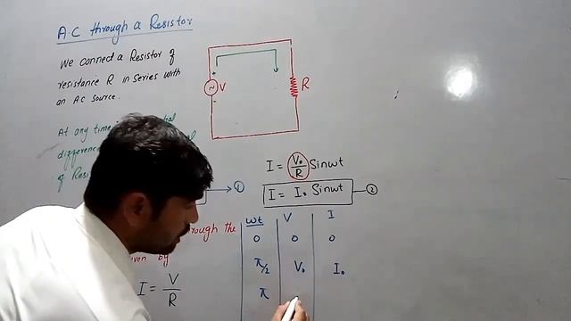 A.C through Resistor смотреть онлайн