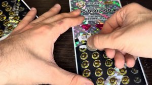 Стираем много моментальной лотереи «Рапидо Люкс» и «Миллионер»