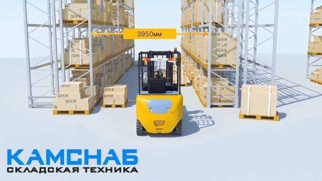 Электрический погрузчик JAC CPD15 смотреть онлайн