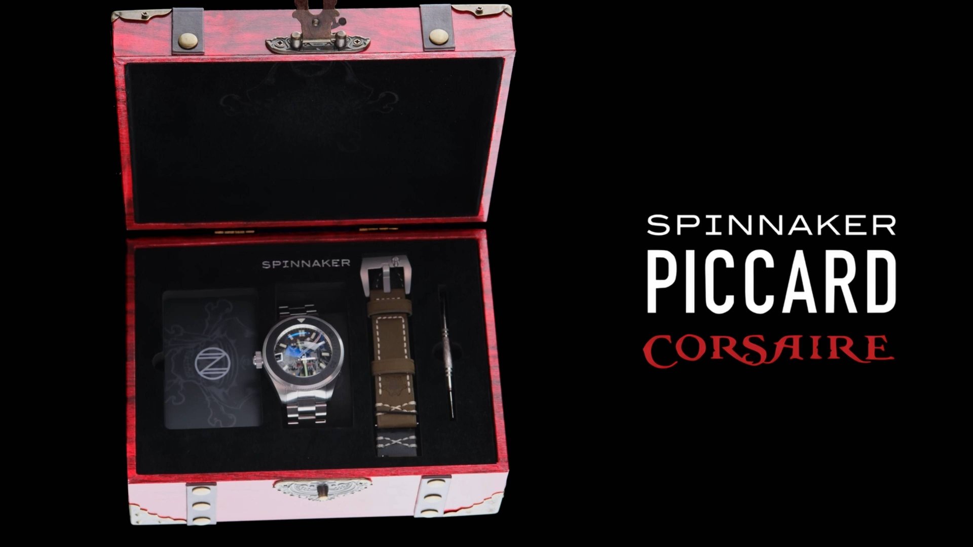 Часы Spinnaker Piccard Automatic Corsaire Black Limited Edition- купить на Bestwatch.ru