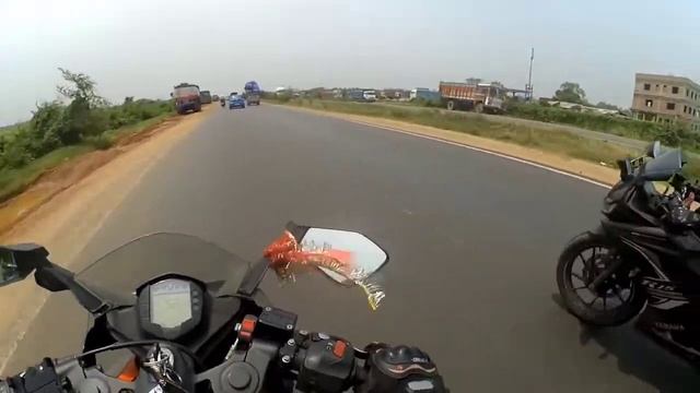 Going on Sunday ride With My KTM RC390 || Ridding with Rohit || #Accident 🤕🤕 смотреть онлайн