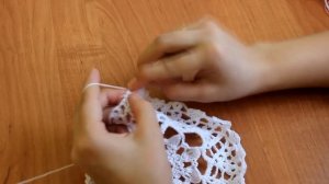 Салфетка крючком (часть 2)